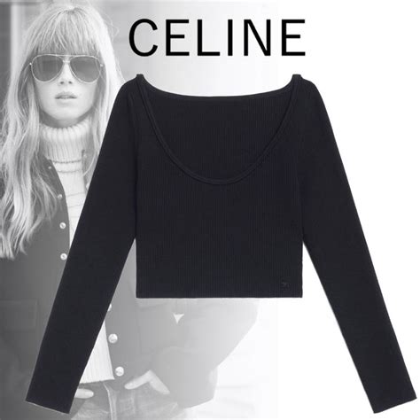 crop top celine|celine triomphe cropped top.